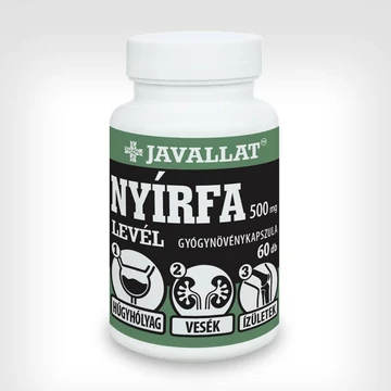 Javallat nyírfalevél C-vitaminnal kapszula 60x