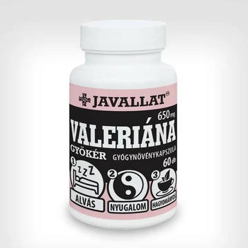 Javallat valeriána gyökér kapszula 60x