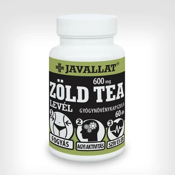 Javallat zöld tea levél kapszula 60x