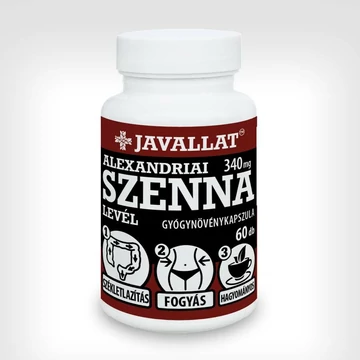 Javallat alexandriai szenna levél kapszula 60x