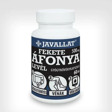 Javallat feketeáfonya levél kapszula 60x