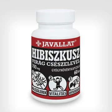 Javallat hibiszkuszvirág csészelevél kapszula 60x