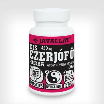 Javallat kisezerjófű herba kapszula 60x