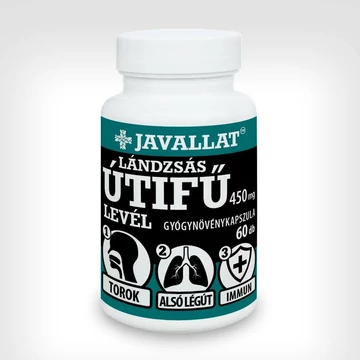 Javallat lándzsás útifű levél kapszula 60x