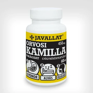 Javallat orvosi kamilla virágzat kapszula 60x