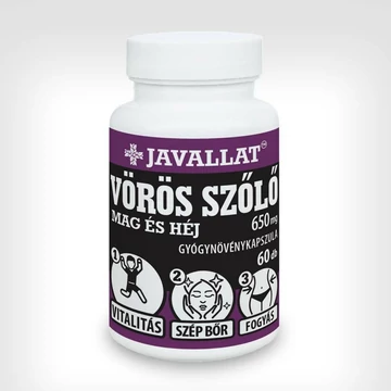 Javallat vörös szőlő mag és héj kapszula 60x