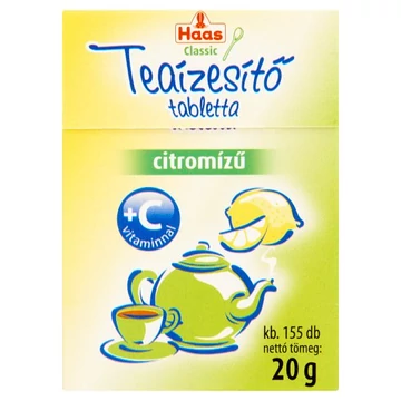 Haas teaízesítő tabletta 20g