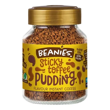 Beanies Karamell&angol puding ízű instant kávé 50g