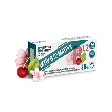 Natur Tanya aktív b12 Mátrix rágótabletta 30x