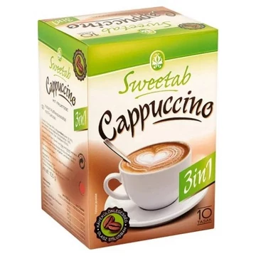 Sweetab diétás capuccino glükózsziruppal,maltodextrinnel 10db