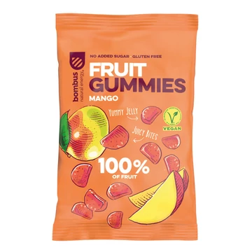 Bombus mangós gyümölcsös gumicukorkák 35g