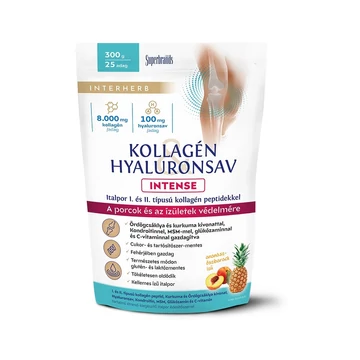 Interherb Kollagén&Hyaluronsav Porcépítő INTENSE ananász őszibarack 300g