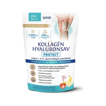 Interherb Kollagén&Hyaluronsav Porcépítő italpor PROTECT 290g