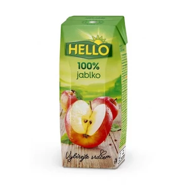 Helló Almalé 100% szívószálas 250ml