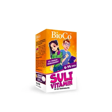 BioCo Suli vitamin 6-14 éveseknek citromos rágótabletta 90x