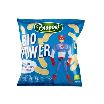 Biopont extrudált kukorica enyhén sós bio power 55g