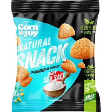 Corn&Joy snack tengeri sós gluténmentes 40g