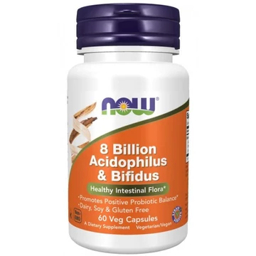 Now Acidoph/Bifidus 8 Billion kapszula 60x