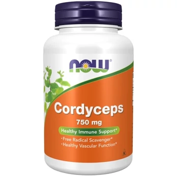 Now Cordyceps 750mg vegán kapszula 90x