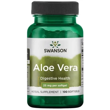 Swanson Aloe vera kapszula 25mg 100x