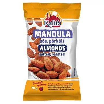 Kalifa mandula sós,pörkölt 70g