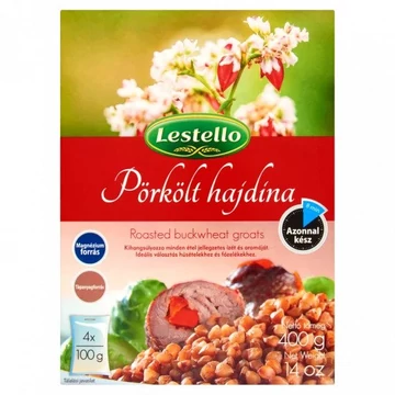 Lestello pörkölt hajdina 4x100g 400g