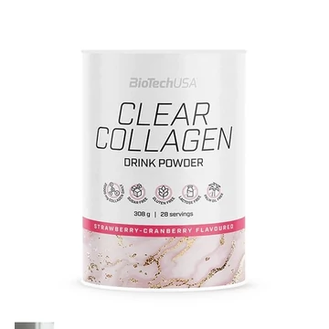 Biotech Usa clear collagen eper-vörösáfonya italpor 308g