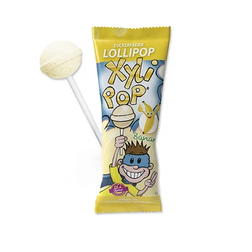 Xylipop banán ízű cukormentes nyalóka 6g