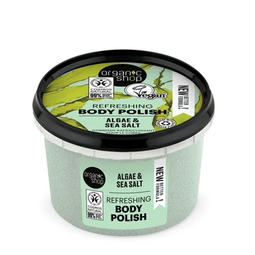 Organic Shop testpolír frissítő alga és tengeri sós 250ml