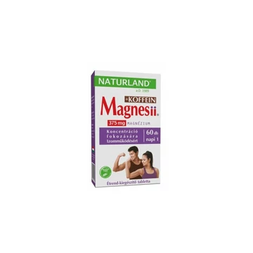 Naturland Magnesii+koffein tabletta 60x