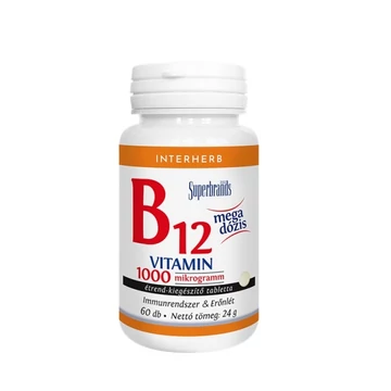 Interherb B12 vitamin 1000mcg/tabletta 60x