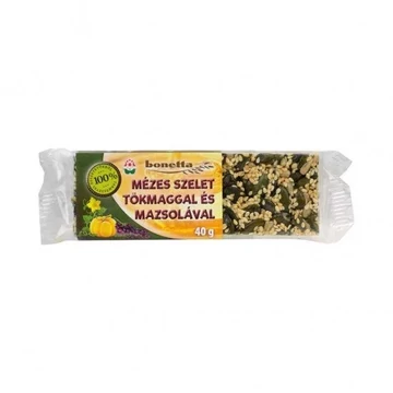 Bonetta mézes szelet tökmaggal és mazsolával 40g