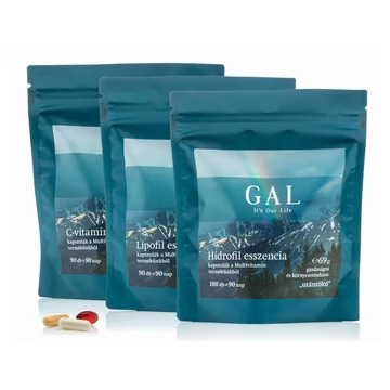GAL Multivitamin utántöltő csomag lipo-hidrofil-C vitamin 90x