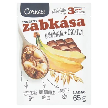 Cornexi zabkása banánnal+csokoládéval 55g