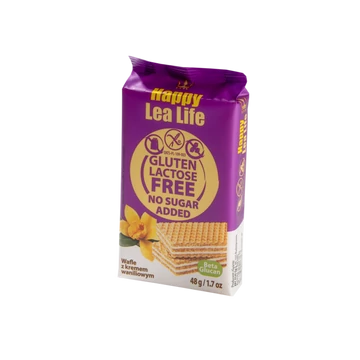 Lea life mini ostya vaníliás laktóz,-gluténmentes hcn 48g