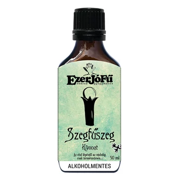 Ezerjófű Szegfűszeg glicerines kivonat 50ml