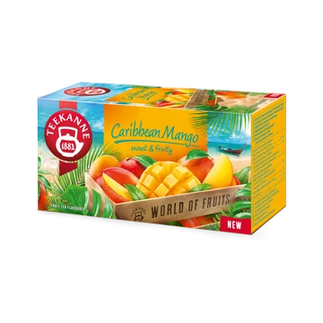 Teekanne Caribbean Mangó ízű gyümölcstea  20x2,5g 20x
