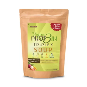 Netamin vegan prote3in triplex instant zöldségleves por 540g
