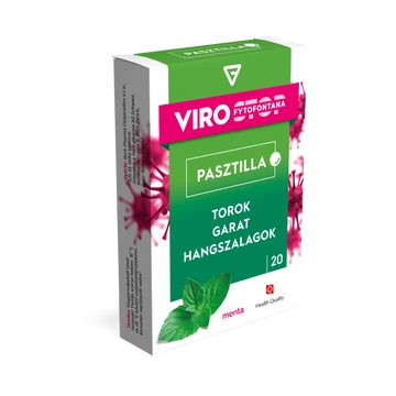 Viro Fytofontana pasztilla menta 20x