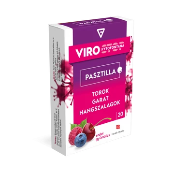 Viro Fytofontana pasztilla erdei gyümölcs 20x
