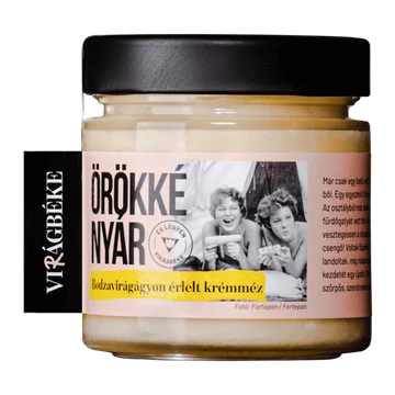 Virágbéke bodza ízű krémméz 'Örökké Nyár' 250g