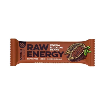 Bombus Raw Energy kakaó és kakaóbab szelet 50g