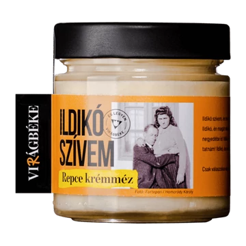 Virágbéke repce krémméz 'Ildikó szivem' 450g