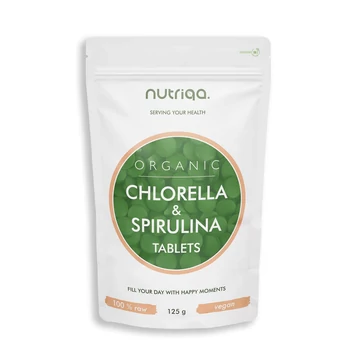 Nutriqa chlorella&amp;spirulina tabletta 125g