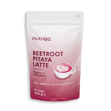 Nutriqa vegán cékla-pitaya latte koffeinm. 250g