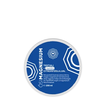 Ősi magnézium testvaj +OptiMSM citromfűolaj 200ml