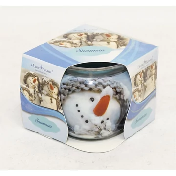 Mécses illatos poharas snowman 1db