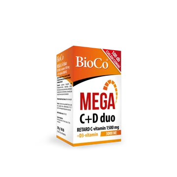 Bioco MEGA C+D duo ret.C-vit.1500mg+D3 3000NE kapszula 100x