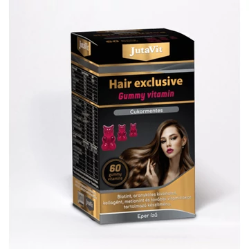 Jutavit Hair Exclusive cukormentes gummy vitamin 60x