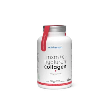 Nutriversum MSM+C hyaluron collagen kapszula 120x